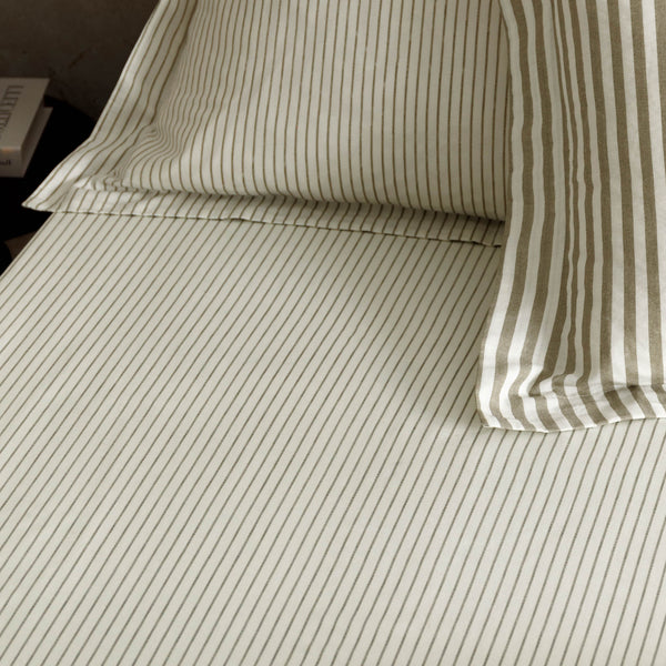 Hebden/Barton Double Fitted Sheet Mole - Riva