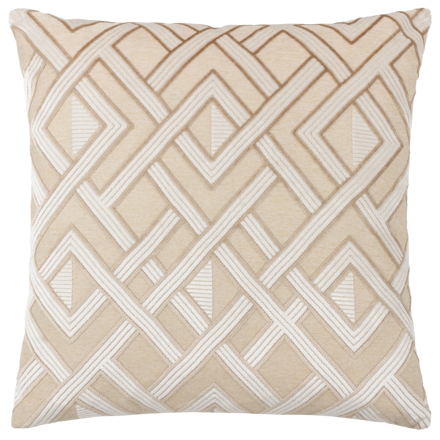 HENLEY 50X50 FEATHER FILLED CUSHION WARM TAUPE