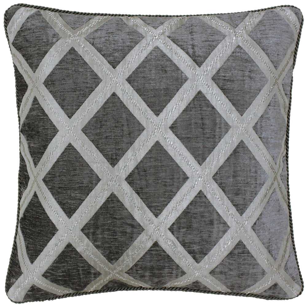 Hermes 45x45 Feather Filled Cushion Graphite