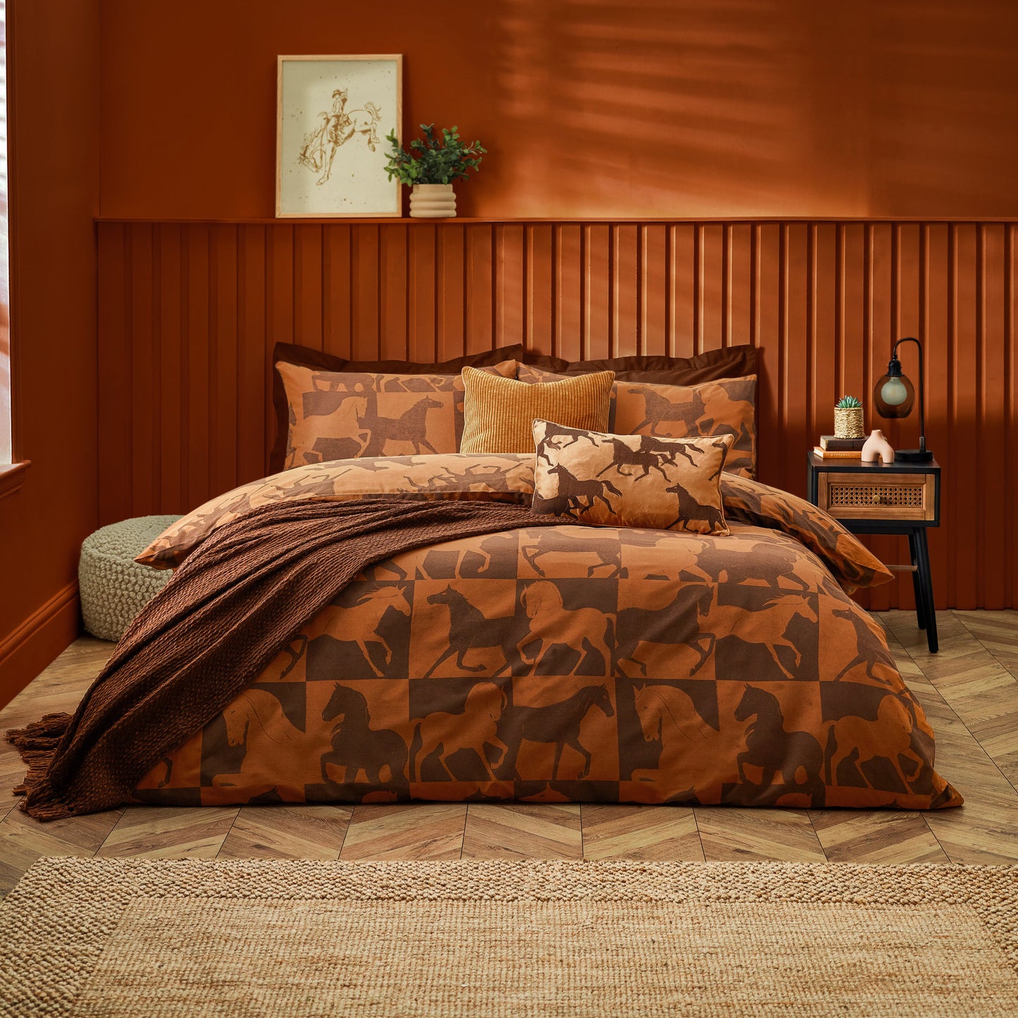 HERVE SINGLE DUVET SET TAN