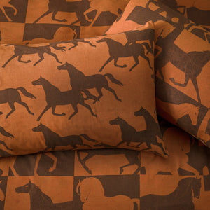Herve Super King Duvet Set Tan - Riva