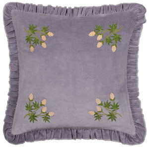 Hettie 45x45 Feather Filled Cushion Lilac