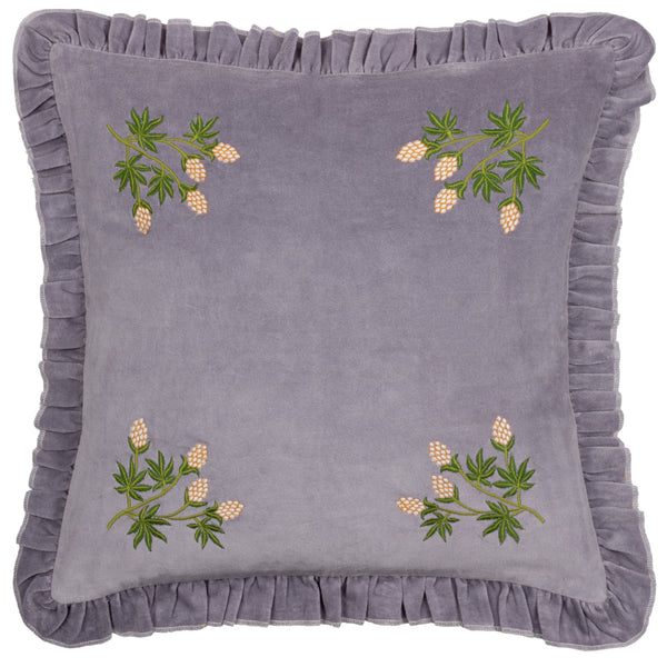 Hettie 45x45 Feather Filled Cushion Lilac
