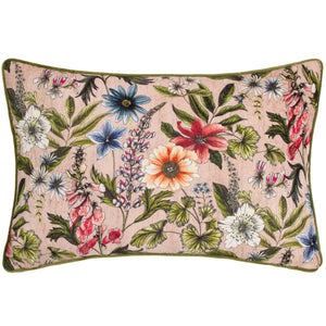 Hidcote Manor Alma 40x60 Feather Filled Cushion Blush