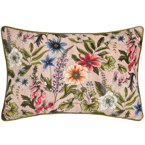 Hidcote Manor Alma 40x60 Feather Filled Cushion Blush