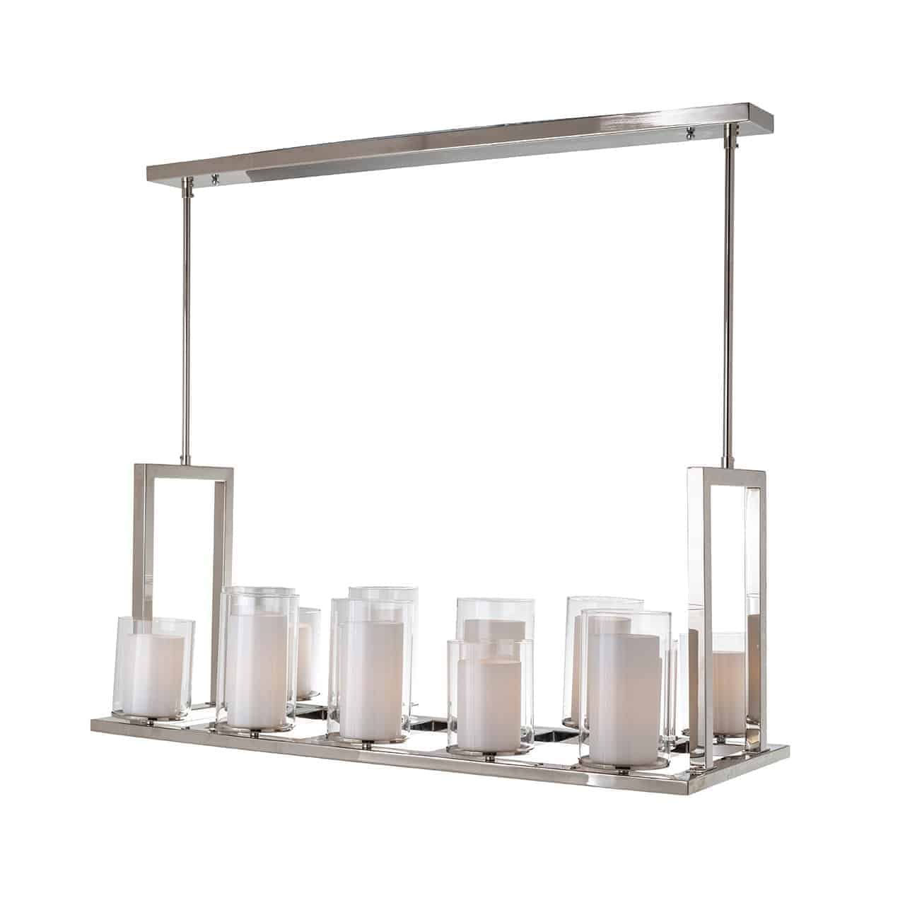 Chandelier Naila with 14 candle holders (Silver)