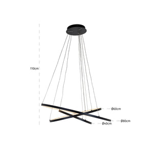 Chandelier Amira Black (black) – Richmond Interiors