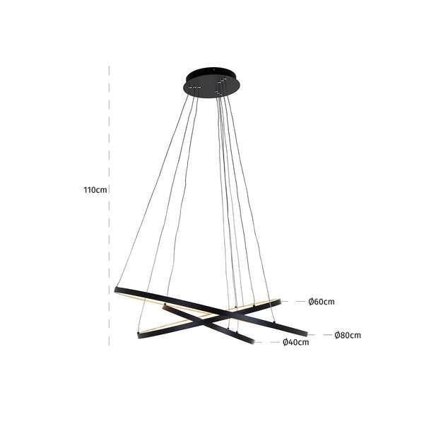 Chandelier Amira Black (black) – Richmond Interiors
