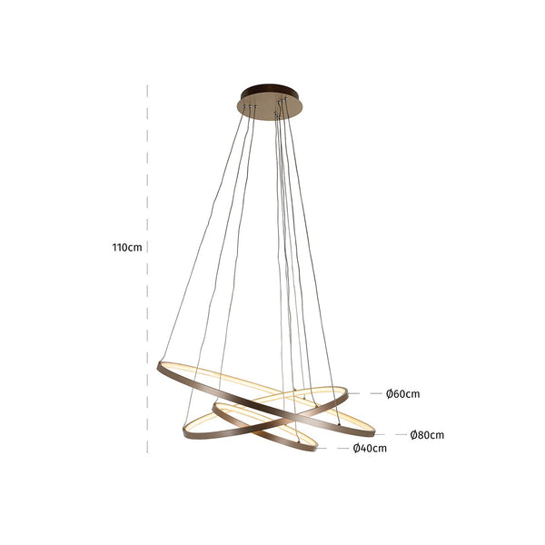 Chandelier Amira Gold (gold) – Richmond Interiors