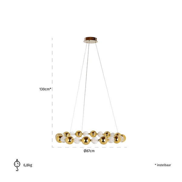 Chandelier Chanda (gold) – Richmond Interiors