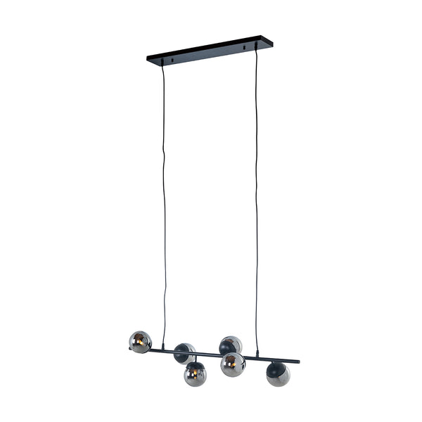 Chandelier Bente smoked (Black)