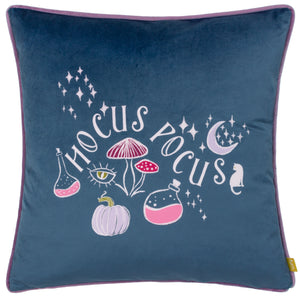 Hocus Pocus 43x43 Feather Filled Cushion Navy