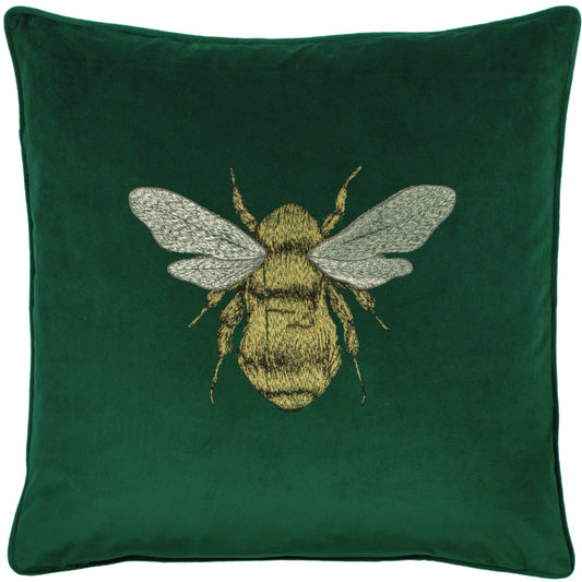 HORTUS 50X50 FEATHER FILLED CUSHION EMERALD