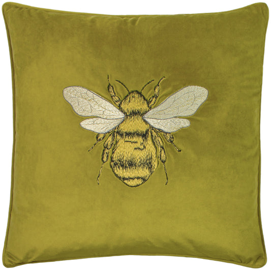 HORTUS 50X50 FEATHER FILLED CUSHION OLIVE