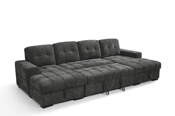 Palermo Sofabed Grey U Shape Corner - Xshowhome