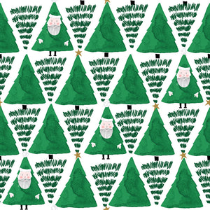 Hide and Seek Santa Toddler Duvet Set Green - Riva