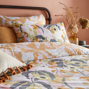 Huerta King Size Duvet Set Mango - Riva