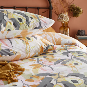 Huerta King Size Duvet Set Mango - Riva