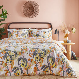 Huerta King Size Duvet Set Mango - Riva