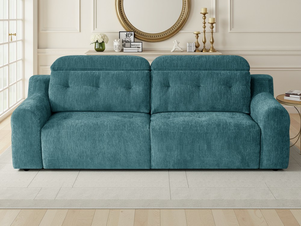 Harrison Electric Sofa Teal - Xshowhome