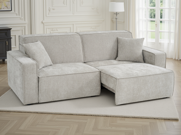Houston Electric Sofabed Beige 3 Seater - Xshowhome