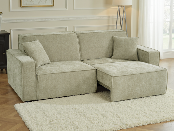 Houston Electric Sofabed Green 3 Seater - Xshowhome