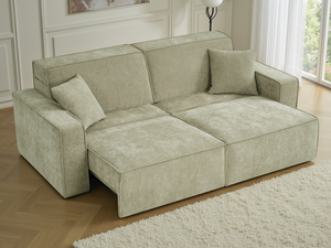 Houston Electric Sofabed Green 3 Seater - Xshowhome