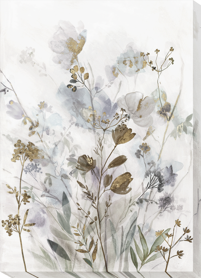 Delicate Foliage Ii Wrapped Canvas