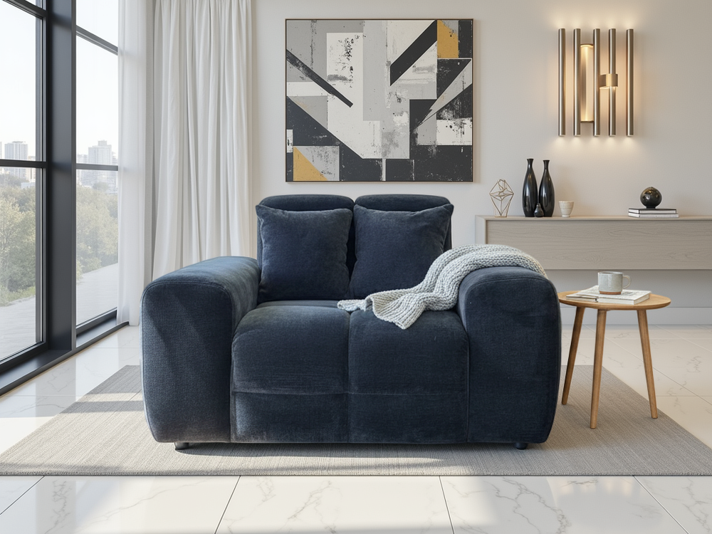 Jacob Sofa Black Armchair - Xshowhome