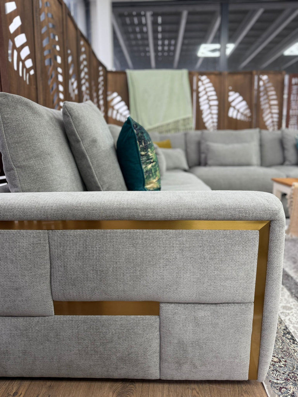 Jupiter Sofa Grey Large Corner - Xshowhome
