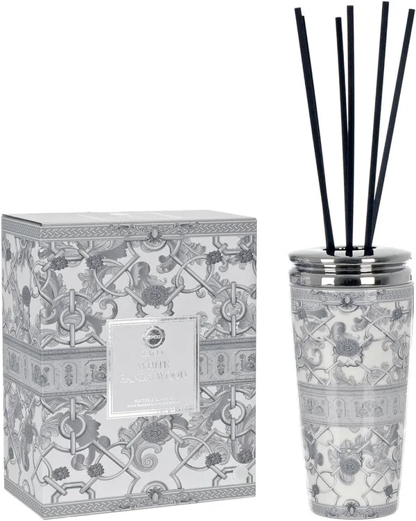 White Sandalwood Animal Print Reed Diffuser