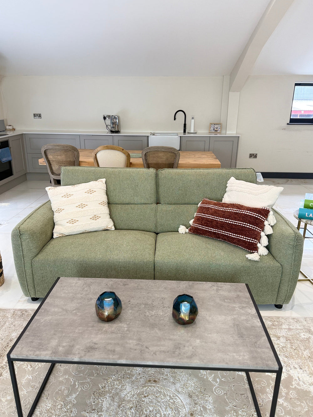 Ascot Sofa Green 3+2 Set - Xshowhome