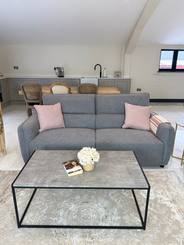 Ascot Sofa Grey 3+2 Set - Xshowhome