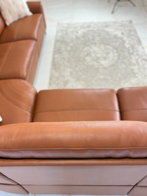 Arizona Electric Recliner Sofa Tan Large Corner - Xshowhome