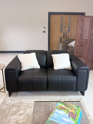 Richmond Electric Recliner Sofa Black 3+2 Set - Xshowhome