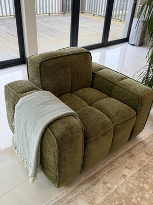 Paris Sofa Olive Armchair - Xshowhome