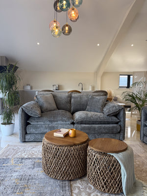 Solaya Sofa Grey 3 Seater - Xshowhome