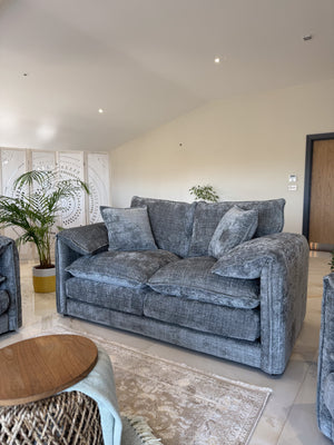 Solaya Sofa Grey 2 Seater - Xshowhome