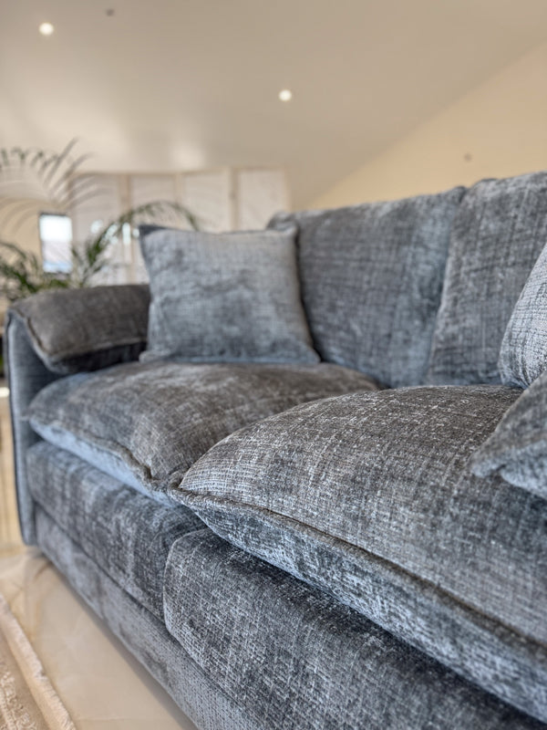 Solaya Sofa Grey 2 Seater - Xshowhome