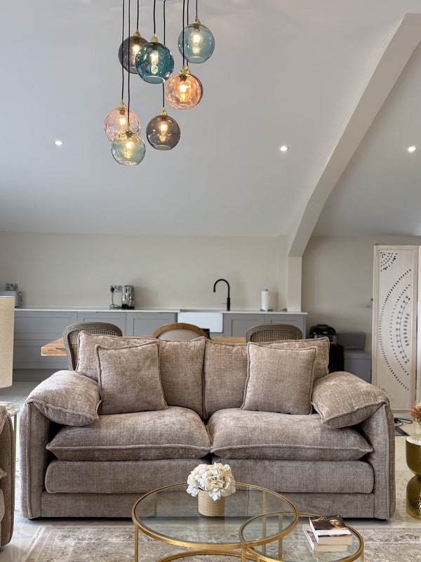 Solaya Sofa Beige 3 Seater - Xshowhome