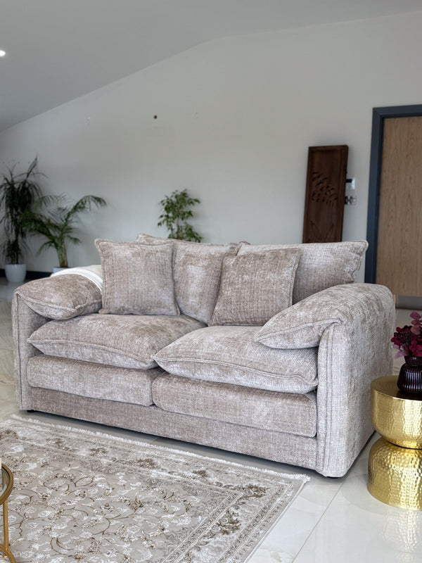 Solaya Sofa Beige 2 Seater - Xshowhome