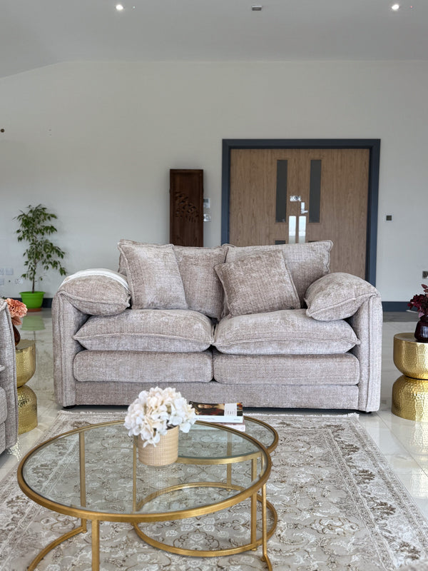 Solaya Sofa Beige 2 Seater - Xshowhome