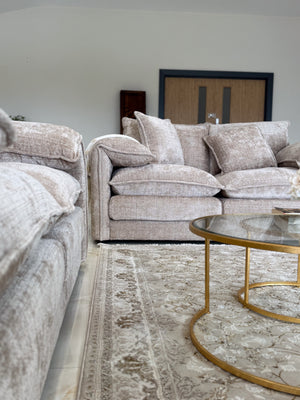 Solaya Sofa Beige 3 Seater - Xshowhome