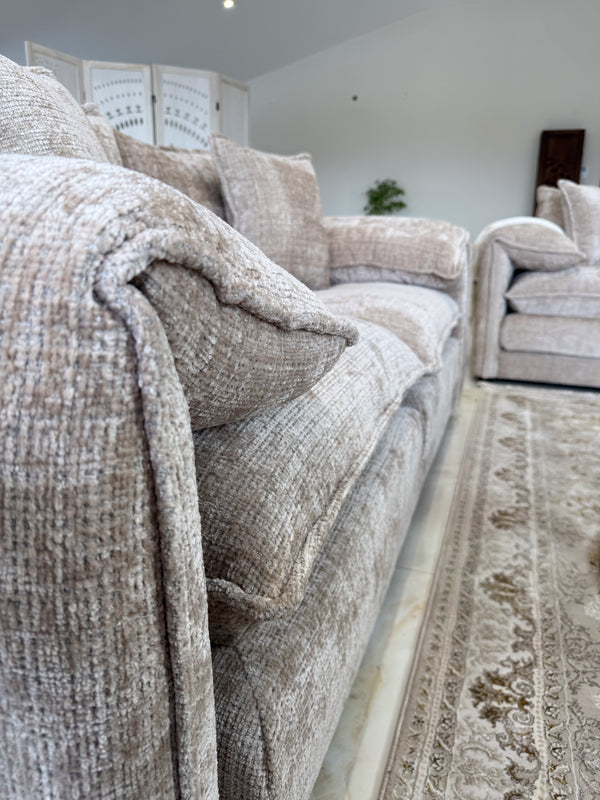 Solaya Sofa Beige 3 Seater - Xshowhome