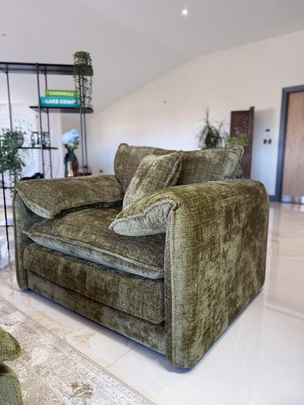 Solaya Sofa Green Armchair - Xshowhome