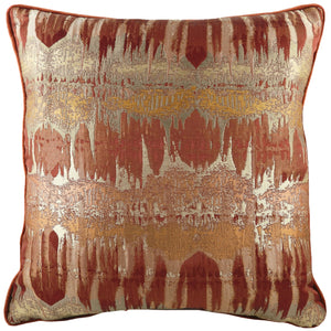 Inca 56x56 Feather Filled Cushion Terracotta - view 2