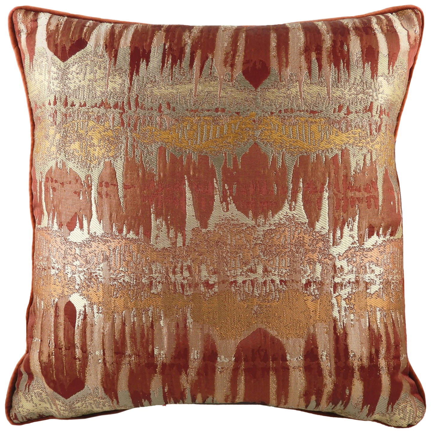 INCA 43X43 FEATHER FILLED CUSHION TERRACOTTA