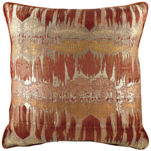 INCA 43X43 FEATHER FILLED CUSHION TERRACOTTA