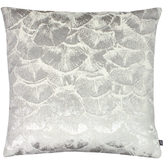 JADEN 50X50 FEATHER FILLED CUSHION PEARL/SILVER