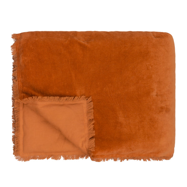 Jaye 140x220 Filled Bedspread Rust